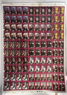 £1381.06 • Buy Babylon 5 1998 Skybox Uncut Trading Cards Sheet Poster Season 1 Retro S1-S12