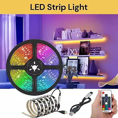 TV Led Lights USB TV Backlight Strip 5050 RGB Lighting Strip + Remote Control • $15.49