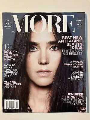 More Magazine November 2015 Jennifer Connelly Cover Naomie Harris • $10.99