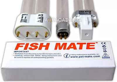 Genuine Fish Mate Uv Bulb All Sizes Pond Filter Uvc Bulb Tube Lamp Pls Pll • £10.95