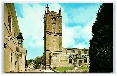 Postcard St Mary's Church Cerne Abbas Dorset • £2