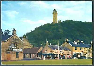 The Wallace Monument From Causewayhead   Village Scene  Unposted • £2