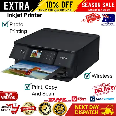 $186.97 • Buy Epson Expression XP6100 MFP Wi-Fi Inkjet Printer Wireless Multifunction CD Photo