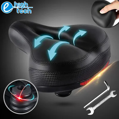 Bike Air Cushion Seat Comfort Soft Gel Cruiser Wide Big Bum Pad Bicycle Saddle • $17.99