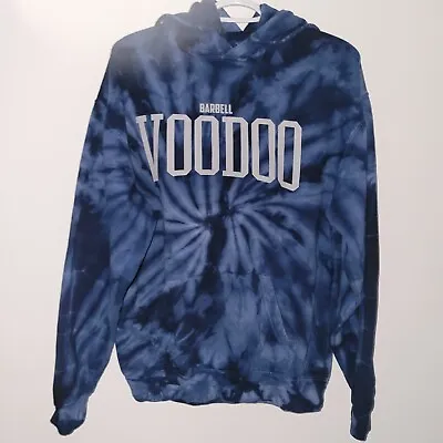 Colortone Barbell Voodoo Tie Dye Hoodie Size Medium Blue • $27.95