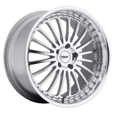 TSW Silverstone Rim|Truck SUV Wheel Silver W|Mirror Cut & Lip 18x8 5x110 • $296