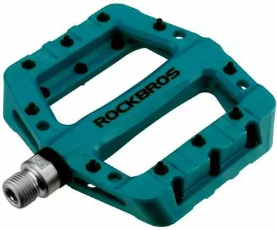 ROCKBROS Mountain Road Bike Bicycle Bearing Pedals Wide Nylon Pedals A Pair 9/16 • $19.99