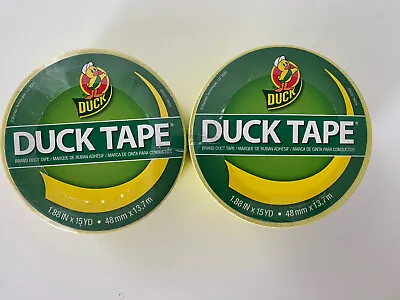 Lot Of 2 Rolls Yellow Duck Tape • $16