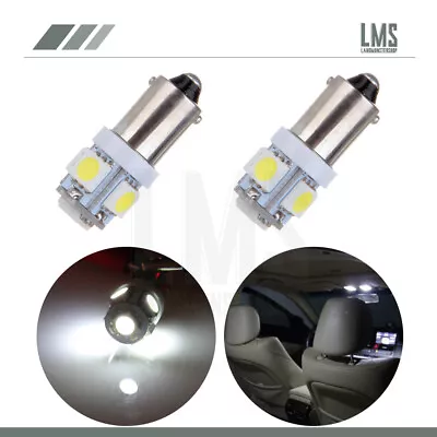 2Pcs Ultra White T11 BA9S 5050 5SMD LED Car Inteiror Map Light Lamp Bulbs 64111 • $7.64