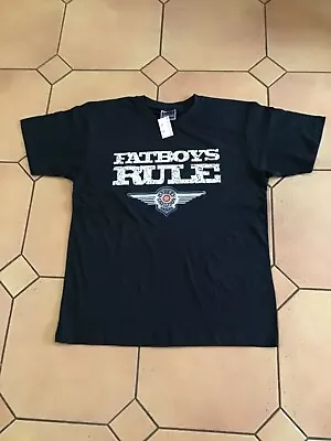 Harley-Davidson FATBOYS RULE Design  T.shirt Size 3XL Free Post • $34.95