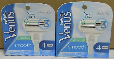 Gillette Venus Sensitive Smooth With Skin Elixir Refill Cartridges 8 Count • $17.09