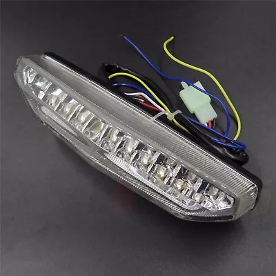 Clear Tail Brake Light Turn Signals Led For Kawasaki Ninja Zx6R 2007 2008 • $28.59