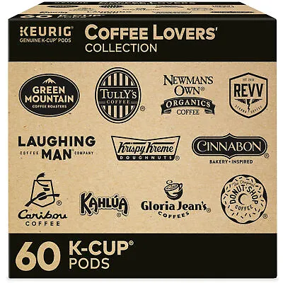 Coffee Lovers' Collection Variety Pack Keurig K-Cups 60 Count • $33.99