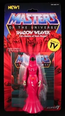 He-Man Masters Of The Universe Shadow Weaver Filmation MOTU Action Figure Super7 • $79.99