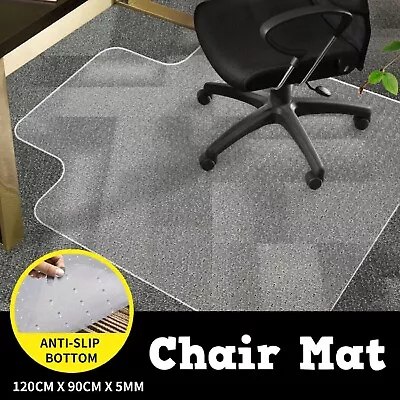 Chair Mat Carpet Floor Protector PVC Home Office Room Computer Mat 120x90 Home • $39.99