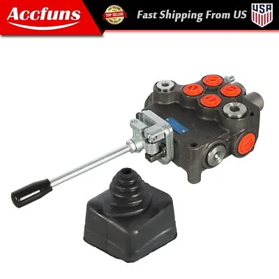 Hydraulic Directional Control Valve For Tractor Loader W/Joystick 21GPM 2 Spool • $110.50