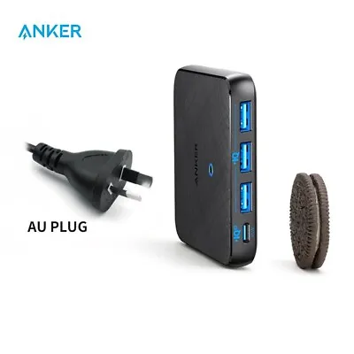 $69 • Buy ANKER PowerPort Atom III 4 Ports 65W PD PowerIQ USB Quick Wall Charger