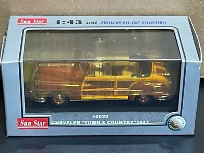 1947 Chrysler Town & Country Sunstar 1/43 Woody Convertible Car #10020 NIB • $12.99