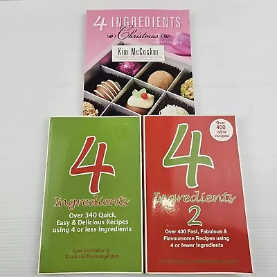 Kim McCosker & Rachael Bermingham - 4 Ingredients: 1 2 & Christmas • $25