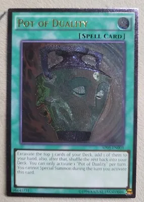 Pot Of Duality AP05-EN003 Ultimate Rare Yugioh NM • $300