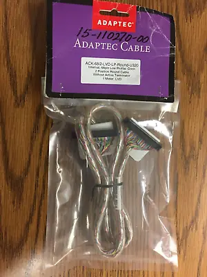 Adaptec ACK-6812-LVD-LP-ROUND-U320 Low Profile SCSI Internal Cable • $85