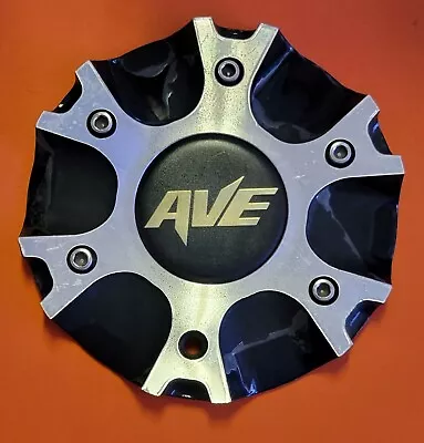 Ave Wheels Cap Silver / Black USED Center Cap # C132104 • $15.99