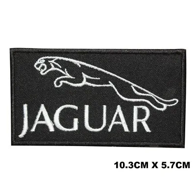 Jaguar Moto Car Brand Logo Patch Iron On Patch Sew On Embroidered Patch • £2.49