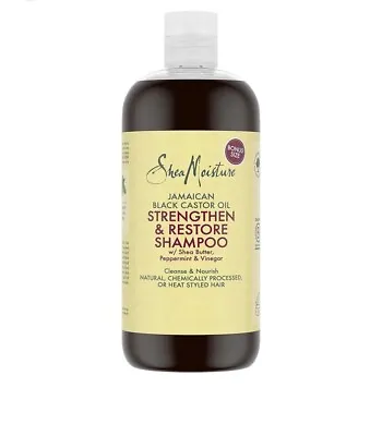 Shea Moisture Jamaican Black Castor Oil Strengthen & Restore Shampoo 473ml • £9.85