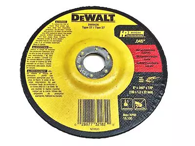 DeWalt 25pc Set 6X.045X7/8 Inch Type 27 Metal/Stainless Cutting Wheel DW8426 NOS • $69.43