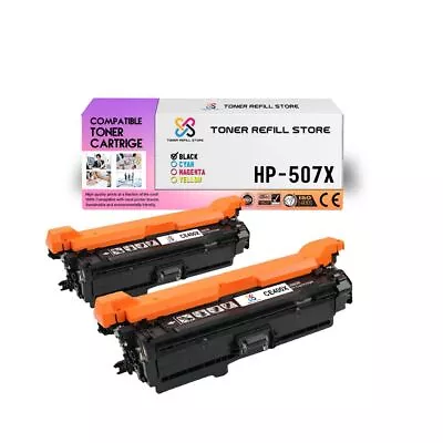 2Pk TRS 507X Black HY Compatible For HP LaserJet M551dn M551n Toner Cartridge • $88.19