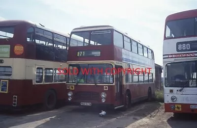 35mm Original Bus Slide Compass Royston PAG 517W (Ex East Yorkshire) • £3.99