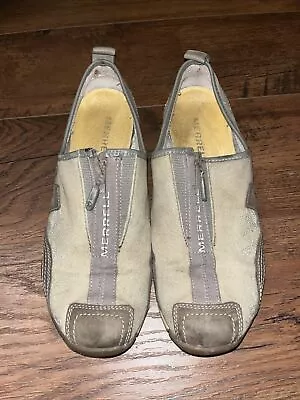 Womens Merrell Barrado Sport Canteen Slip On Comfort Shoes Size 8.5 • $11.20