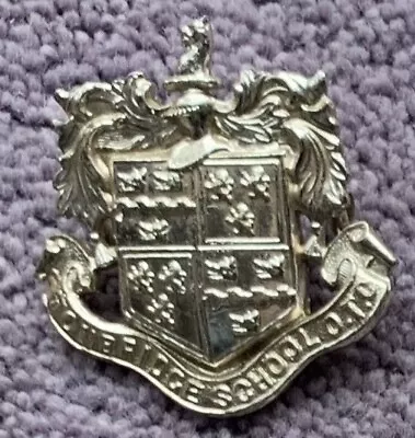 Tonbridge School OTC (Kent). Anodised Cap / Beret Badge. 2 Lugs. Cadets • £6.75