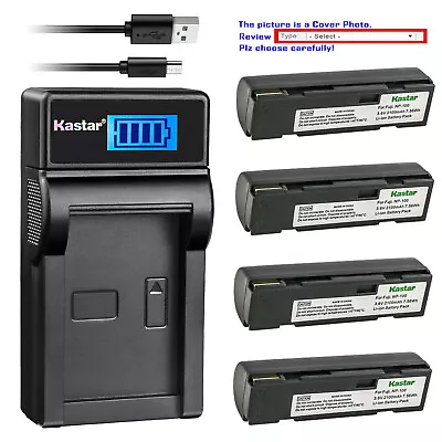 Kastar Battery LCD USB Charger For Fuji NP-100 & Fujifilm Finepix MX-700 MX700 • $35.99