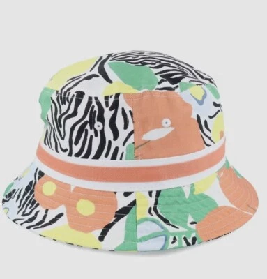 $35.59 • Buy Levi's Poster Logo Retro Style Orange Yellow And Turquoise Bucket Hat Size M New