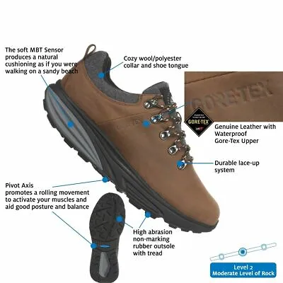 MBT WOMEN'S MT ALPINE LOW Gore-Tex Hiking Shoe (Comfort GTX Waterproof 2Color) • $279.95