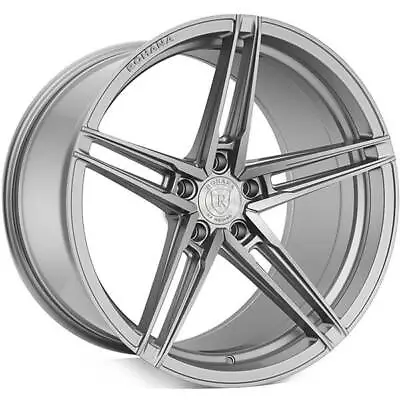 4ea 20x9/20x11  Staggered Rohana Wheels RFX15 Brushed Titanium Rims(S11) • $2480