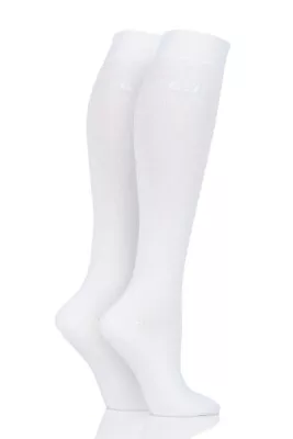 £12.99 • Buy Elle  Ladies Plain Soft Cooling Breathable Bamboo Knee High Socks Multipack Of 2