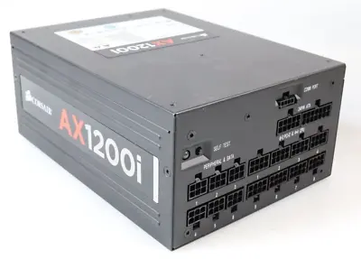 Corsair AX1200i 80 Plus Platinum 1200W Fully Modular Power Supply No Cables • $94.99