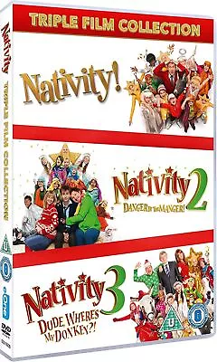 Nativity Triple Film Collection (DVD) - Brand New & Sealed Free UK P&P • £4.79