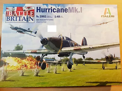 2802 Italeri 1:48 Scale Hawker Hurricane Mk.1 • £35