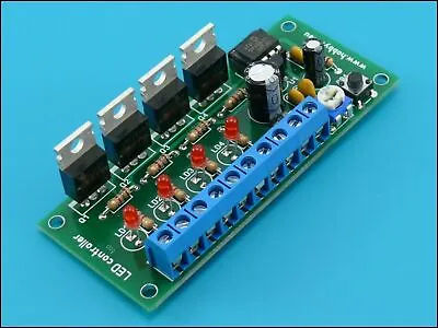 4 Channel LED Controller Chaser Light Show Strobe Strip Microcontroller • £18.02