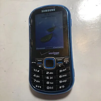 Samsung Intensity II Verizon (SCH-U460) Blue Slider Cellular Phone Factory Reset • $18.95