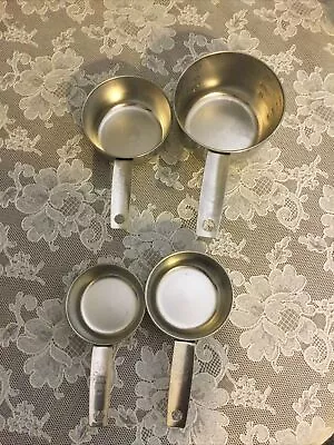 Vintage FOLEY Stainless Measuring Cups Set Of 4 • $16