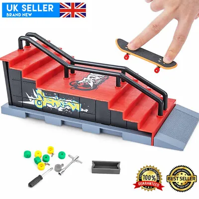 £10.89 • Buy Fingerboard Finger Skateboard Gifts Mini Skate Park Ramp Parts Deck Tech Gifts