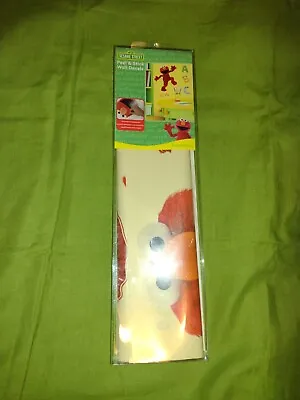 Sesame Street Peel & Stick Wall Decals Large Elmo Made In USA • $14.99