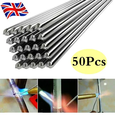 £9.29 • Buy 50PCS Aluminum Brazing Solution Welding Flux-Cored Rods Low Temperature Wire UK