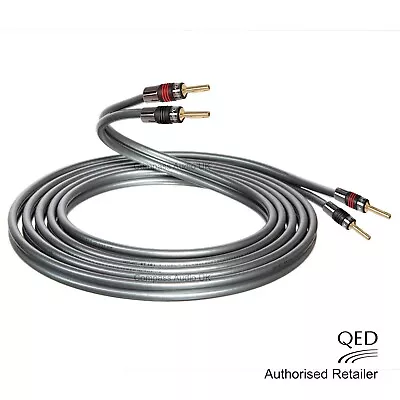 QED Reference XT40i Speaker Cable 1 X 1.5m Terminated 4 Metal AIRLOC Forte Plugs • £41.95