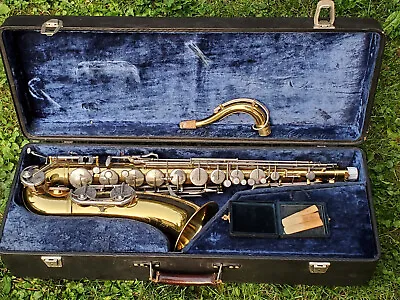 Nice Vintage East German Tenor Saxophone  B&M Champion  (Weltklang) • $499