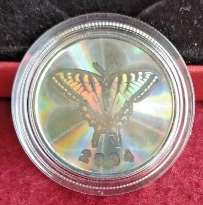 $35.50 • Buy 2004 Royal Canadian Mint Butterfly Collection Tiger Swallowtail 50 Cent Coin A80